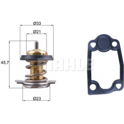 termostatas, aušinimo skystis BEHR
                                MAHLE                                                TX26