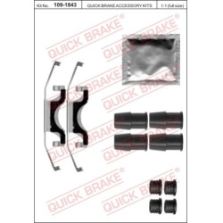 priedų komplektas, diskinių stabdžių trinkelės
                                QUICK BRAKE                              