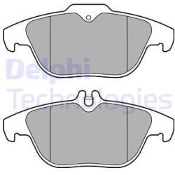 stabdžių trinkelių rinkinys, diskinis stabdys
                                DELPHI                                      