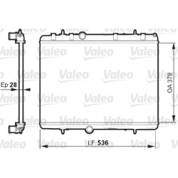 Aušinimo radiatorius
                                VALEO                                                735608, VALEO, 735