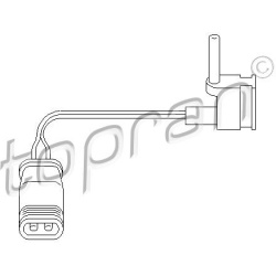 įspėjimo kontaktas, stabdžių trinkelių susidėvėjimas
                                TOPRAN                           