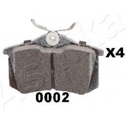 stabdžių trinkelių rinkinys, diskinis stabdys
                                ASHIKA                                      