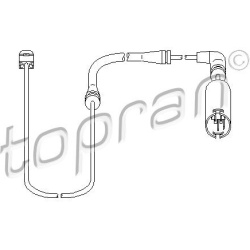 įspėjimo kontaktas, stabdžių trinkelių susidėvėjimas
                                TOPRAN                           