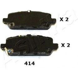 stabdžių trinkelių rinkinys, diskinis stabdys
                                ASHIKA                                      