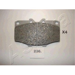 didelio efektyvumo stabdžių trinkelių komplektas
                                ASHIKA                                   