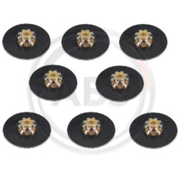 priedų komplektas, diskinių stabdžių trinkelės
                                A.B.S.                                   