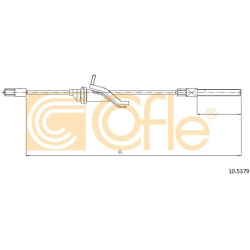 trosas, stovėjimo stabdys
                                COFLE                                                10.5379, Nenu
