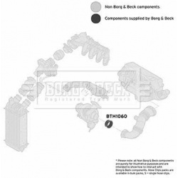 įsiurbimo vamzdis, oro filtras
                                BORG &amp; BECK                                              