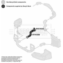 kompresoriaus padavimo žarna
                                BORG &amp; BECK                                                