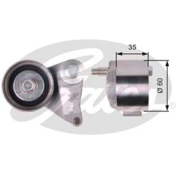 įtempiklio skriemulys, paskirstymo diržas PowerGrip™
                                GATES                               