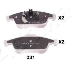 stabdžių trinkelių rinkinys, diskinis stabdys
                                ASHIKA                                      