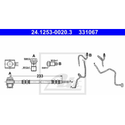 stabdžių žarnelė
                                ATE                                                24.1253-0020.3, ATE, 