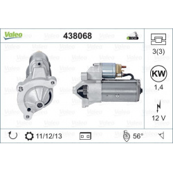Starteris
                                VALEO                                                438068, VALEO, 438068, auto de