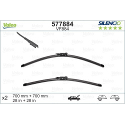 valytuvai SILENCIO FLAT BLADE SET
VALEO 577884