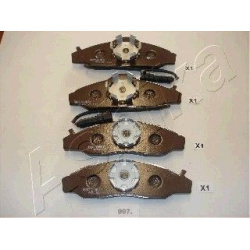 stabdžių trinkelių rinkinys, diskinis stabdys
                                ASHIKA                                      