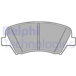 stabdžių trinkelių rinkinys, diskinis stabdys
                                DELPHI                                      