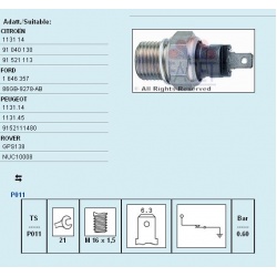 Daviklis tepalo slėgio lemputės
                                FACET                                                7.0021