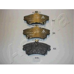 stabdžių trinkelių rinkinys, diskinis stabdys
                                ASHIKA                                      