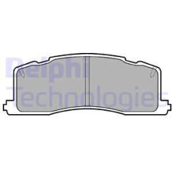 stabdžių trinkelių rinkinys, diskinis stabdys
                                DELPHI                                      