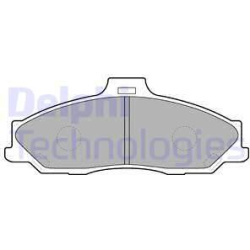 stabdžių trinkelių rinkinys, diskinis stabdys
                                DELPHI                                      