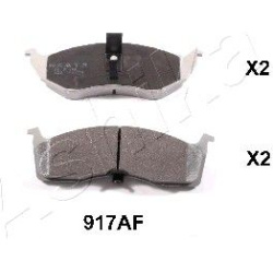 stabdžių trinkelių rinkinys, diskinis stabdys
                                ASHIKA                                      