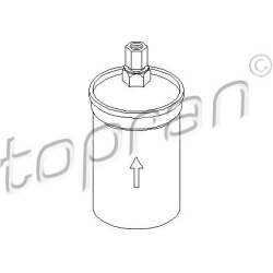 kuro filtras
                                TOPRAN                                                104 134, Nenurodytas gamin