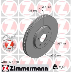 stabdžių diskas (1vnt) COAT Z
                                ZIMMERMANN                                                400