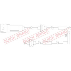 įspėjimo kontaktas, stabdžių trinkelių susidėvėjimas
                                QUICK BRAKE                      