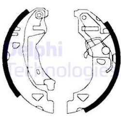 stabdžių trinkelių komplektas
                                DELPHI                                                LS1682