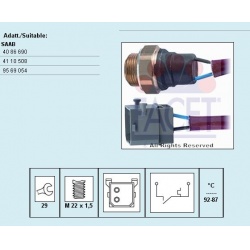 Daviklis ventiliatoriaus įjungimo
                                FACET                                                7.514