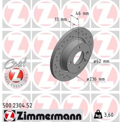 stabdžių diskas (1vnt) SPORT Z
                                ZIMMERMANN                                                50