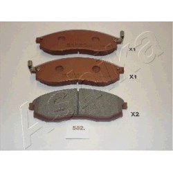 stabdžių trinkelių rinkinys, diskinis stabdys
                                ASHIKA                                      