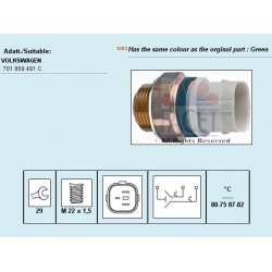 Daviklis ventiliatoriaus įjungimo
                                FACET                                                7.565