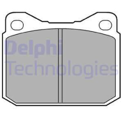 stabdžių trinkelių rinkinys, diskinis stabdys
                                DELPHI                                      