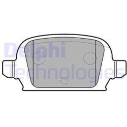 stabdžių trinkelių rinkinys, diskinis stabdys
                                DELPHI                                      