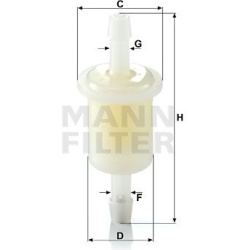 kuro filtras
                                MANN-FILTER                                                WK 21 (10), MANN-FILT