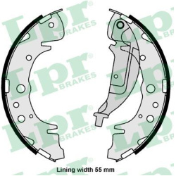 stabdžių trinkelių komplektas
                                LPR                                                01061, Ne