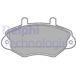 stabdžių trinkelių rinkinys, diskinis stabdys
                                DELPHI                                      