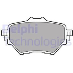 stabdžių trinkelių rinkinys, diskinis stabdys
                                DELPHI                                      