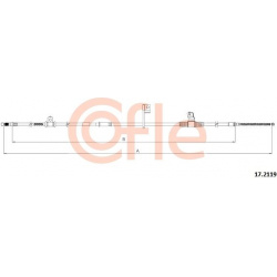 trosas, stovėjimo stabdys
                                COFLE                                                17.2119, Nenu