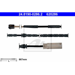 įspėjimo kontaktas, stabdžių trinkelių susidėvėjimas
                                ATE                              