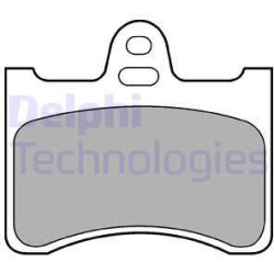 stabdžių trinkelių rinkinys, diskinis stabdys
                                DELPHI                                      