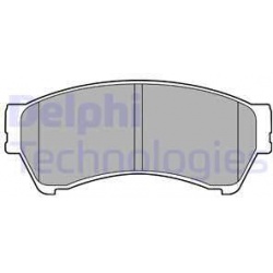 stabdžių trinkelių rinkinys, diskinis stabdys
                                DELPHI                                      