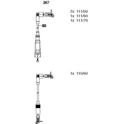 uždegimo laido komplektas
                                BREMI                                                267, BREMI, 2