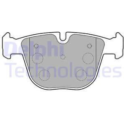 stabdžių trinkelių rinkinys, diskinis stabdys
                                DELPHI                                      