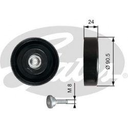 kreipiantysis skriemulys, V formos rumbuotas diržas DriveAlign™
                                GATES                     