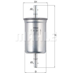 kuro filtras
                                MAHLE                                                KL591, MAHLE, KL591, auto d