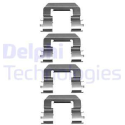 priedų komplektas, diskinių stabdžių trinkelės
                                DELPHI                                   