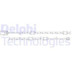 įspėjimo kontaktas, stabdžių trinkelių susidėvėjimas
                                DELPHI                           