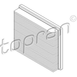 oro filtras
TOPRAN 407 734, Nenurodytas gamint